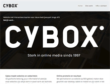 Tablet Screenshot of cybox.nl